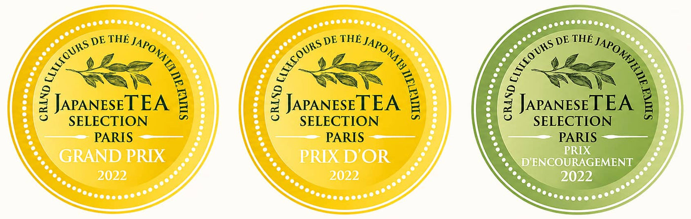 matcha premiata cu aur la editia Japanese Tea Selection Paris 2022